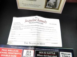 jackie o porcelain coa
